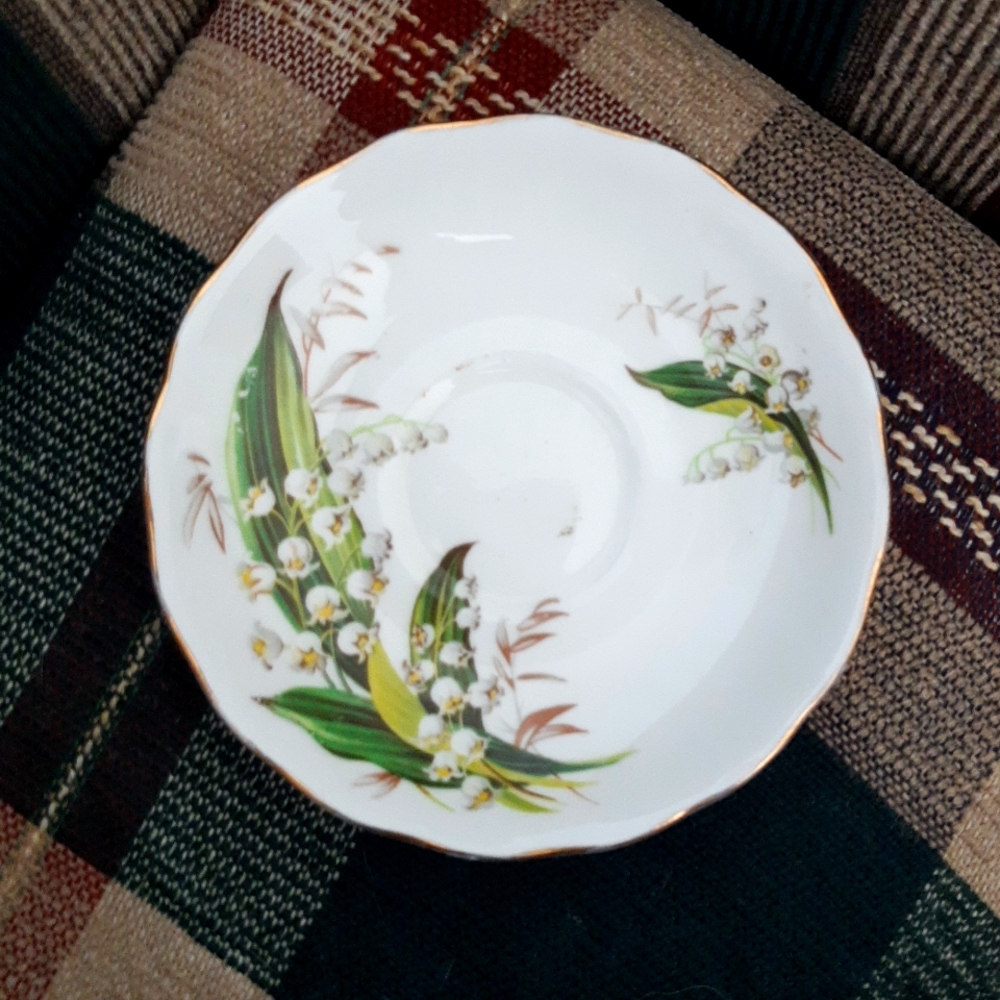 Lily of the Valley saucer